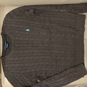 Polo by Ralph Lauren Brown Cable Knit Sweater